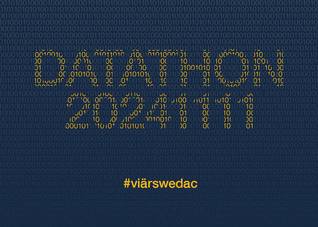 Gul text mot mörkblå bakgrund: Datathon 20241111